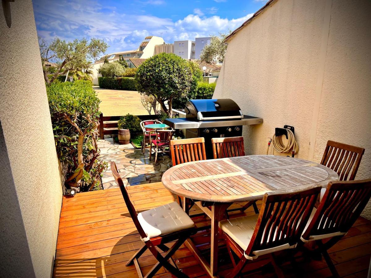 Appartement Mezzanine/Jardin/Terrasse Village Naturiste Agde Kültér fotó